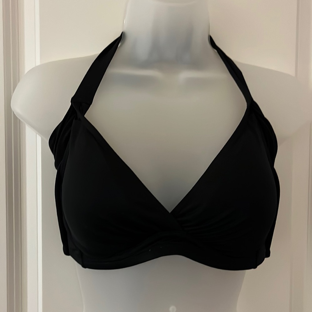 Athleta bikini top black 34 B/C